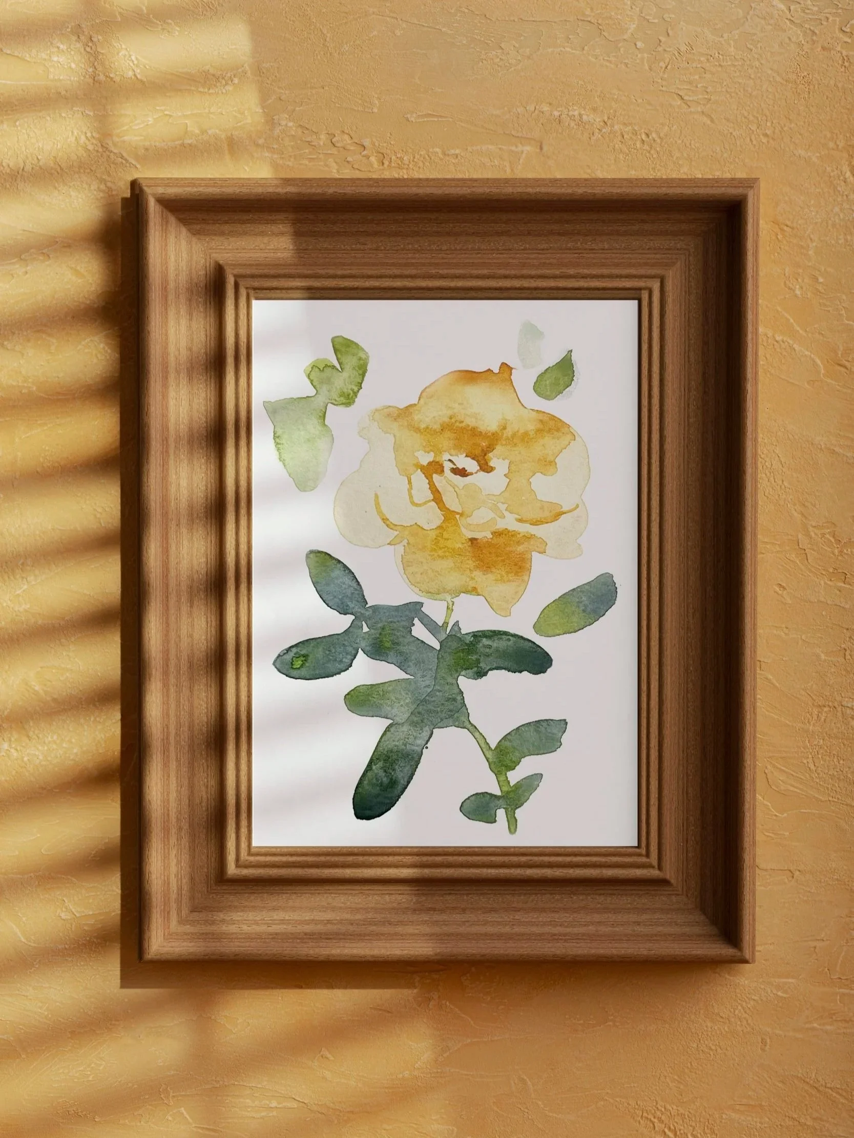 Yellow Rose - Art Print — Christina Leone Originals